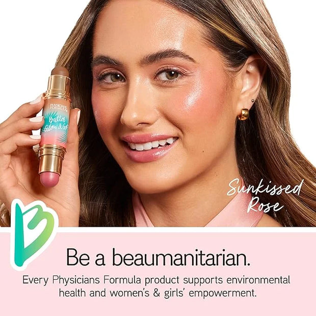Physicians Formula Butter Glow & Go Multiuse Stick, Ultra-Creamy Radiant Finish Formula with Murumuru Butter, Vegan & Crue...