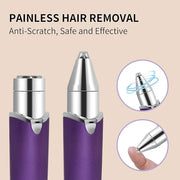 Eyebrow Facial Trimmer, Facial Hair Removal for Women, Smooth & Painless Face Razors Eyebrow Shaver for Women - 2 in 1 Fac...