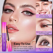 Eyelash Growth Serum(3ML), Eyelash Extension Serum with Natural Ingredients for Eyelash and Eyebrow, Eyelash Growth Serum ...
