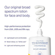Supergoop! PLAY Everyday SPF 30 Lotion - 2.4 oz, Pack of 2 - Broad Spectrum Body & Face Sunscreen for Sensitive Skin - Wat...
