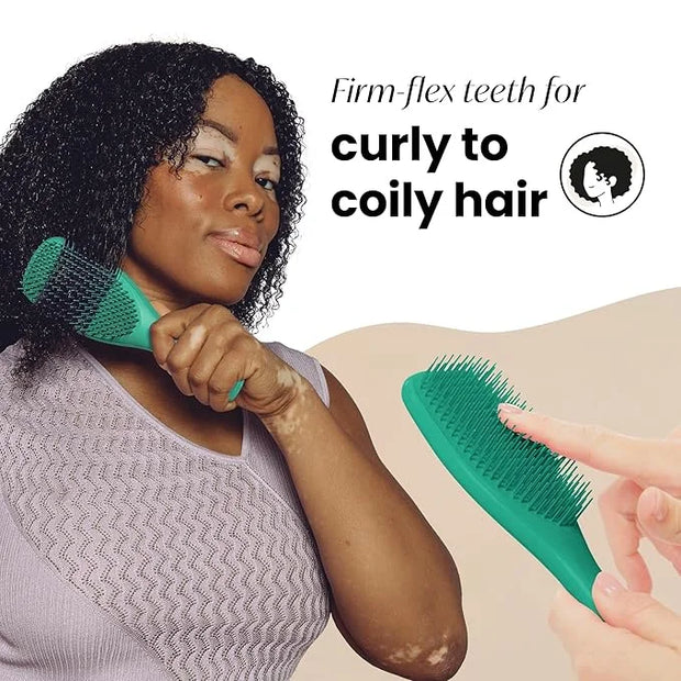 Tangle Teezer Ultimate Detangler Curly Hair Brush, Dry & Wet Hairbrush, Reduces Frizz & Breakage, for 3C to 4C Curly Hair ...