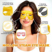 18 Packs Steam Eye Mask for Dry Eyes 40Mins Self Heating Masks Cornea Care Disposable Warm Eye Compress Sleep Mask for Red...