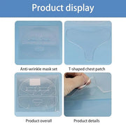 VolksRose Face & Chest Wrinkle Patches, Reusable Silicone Patches for Brow Lift, Wrinkle Smoothers, Cleavage - Overnight A...