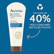 Aveeno Skin Relief Moisturizing Lotion for Very Dry Skin with Soothing Triple Oat & Shea Butter Formula, Dimethicone Skin ...