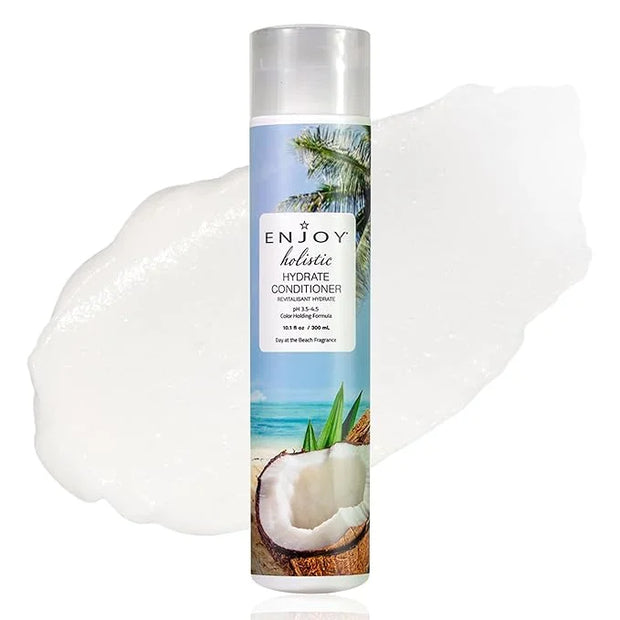 ENJOY Hair Care Holistic Hydrate Conditioner, pH 3.5-4.5, Hair Conditioner For Damaged Hair, Conditioner Curly Hair Produc...