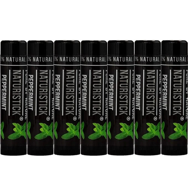 7-Pack Black Peppermint Lip Balm