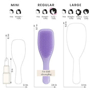 Tangle Teezer Ultimate Detangler Curly Hair Brush, Dry & Wet Hairbrush, Reduces Frizz & Breakage, for 3C to 4C Curly Hair ...