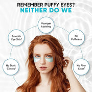 Under Eye Patches for Puffy Eyes, Dark Circles, Dull Skin - Natural Moisturizing Support - Help with Wrinkles and Fine Lin...