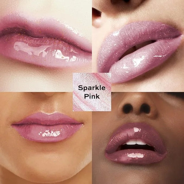 Revolution Shimmer Bomb Lip Gloss, Lip Tint Infused With Vitamin E, Shimmery Finish, Comes In 6 Colors, Sparkle - Product ...