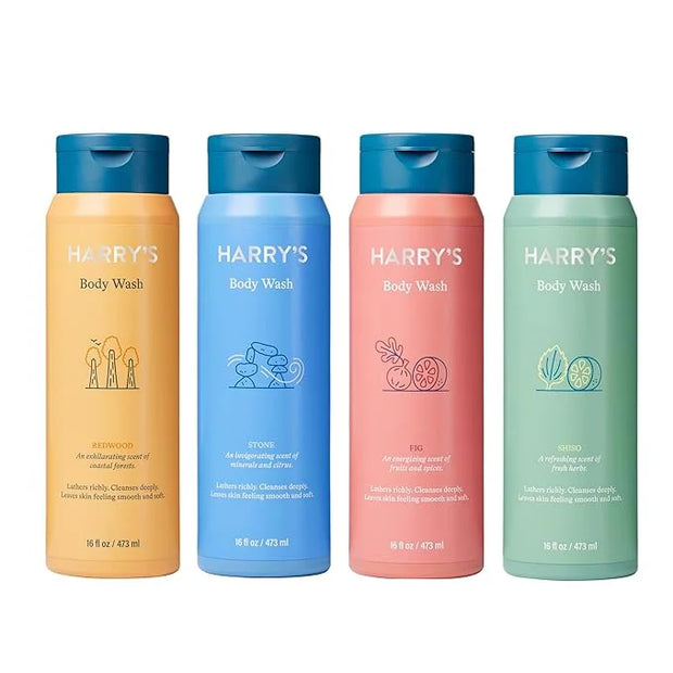 Harry's Men's Body Wash - Body Wash for Men - Variety Pack - 16 Fl oz , Pack of 4 (Packaging May Vary) - Product Image