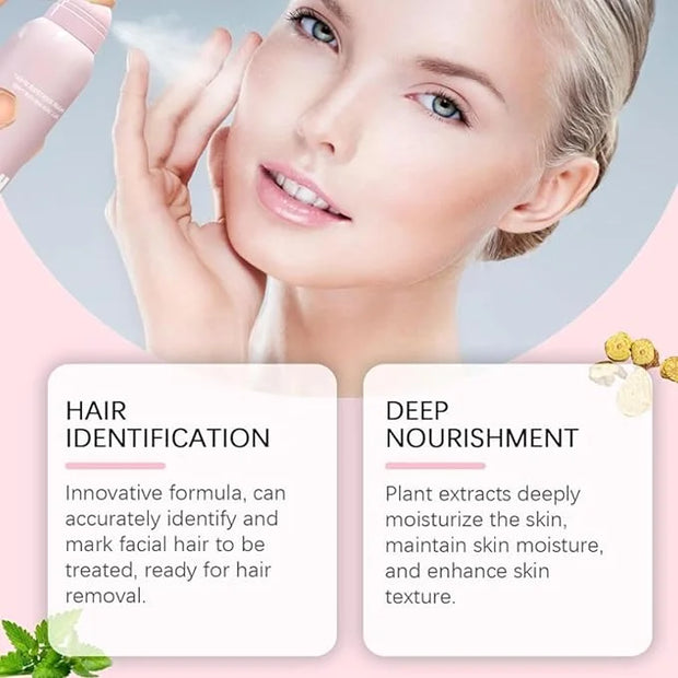 2PCS Hair Identifier Spray for Face Shaving，face hair identifier spray，Moisturizing And Skin Care Set Spray，suitable for a...