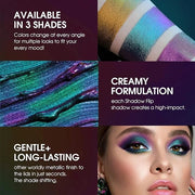 Jolilab Metallic Liquid Chameleon Eyeshadow, Multi-Dimensional Eye Looks, Long-lasting Holographic Glitter Multichrome Eye...
