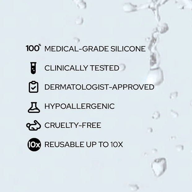 SiO Beauty BrowLift - Wrinkle-Smoothing, Medical-Grade Silicone Patches for Fine Lines on Forehead - Reusable Up to 10x - ...