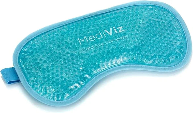 Cooling Gel Eye Mask- Reusable Cold Eye Mask for Puffy Eyes, Allergies, Sinuses - Soothes Dark Circles & Aids with Headach...