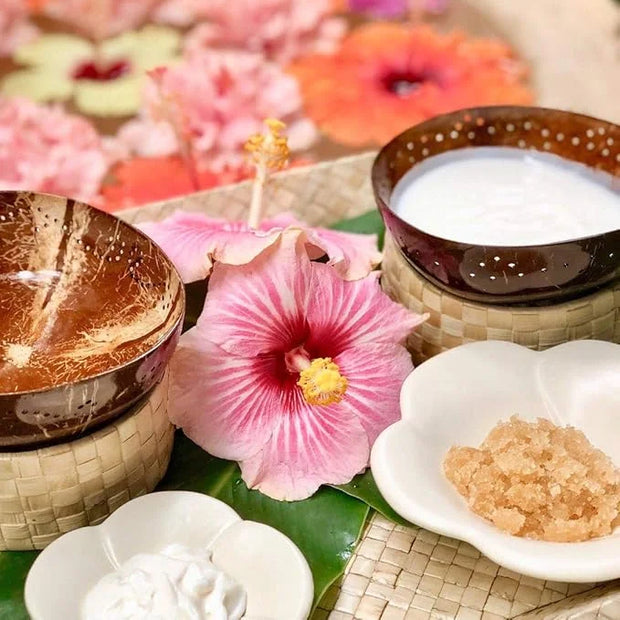 Pure Fiji Spa Gifts for Women and Man - Body Gift Box Include: Sugar Scrub, Bath and Body Oil, Body Butter and Body Lotion...
