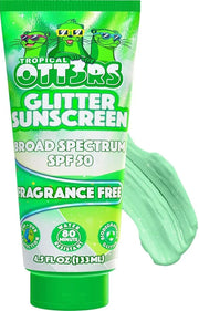Glitter Sunscreen SPF 50 Lotion 4.5oz - Sparkle Sunscreen - Shimmer Sunscreen - Colored Sunscreen for Kids & Women - UVA/U...