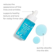DERMA E Ultra Lift DMAE Concentrated Serum – All Natural Skin Firming & Hydrating Serum with Copper Peptides and Resveratr...