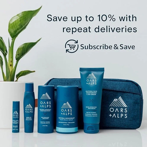 Oars + Alps Mineral SPF 50 Sunscreen Body Lotion, Infused with Hyaluronic Acid, Shea Butter, and Coconut Oil, Water and Sw...