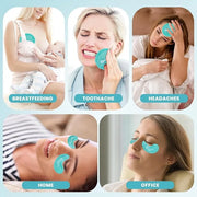 Ice Face Eye Mask for Dark Circles and Puffiness Cold Warm Compress, Gel Cold Cooling Face Mask Package for Women and Men,...