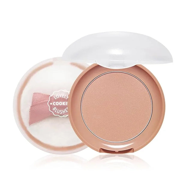 ETUDE Lovely Cookie Blusher #BE101 Ginger Honey Cookie 4g | Glowing & Natural Powder Blush with Long-Lasting Sebum Control...
