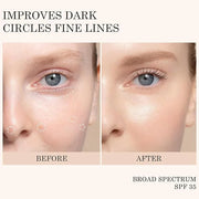 KYDA Mineral Sunscreen Eye Cream, 3-in-1 Anti-Aging Eye Cream, SPF 35, for Dark Circle and Fine Lines, Light - Product Image