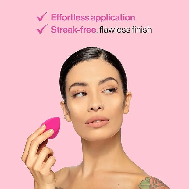 wet n wild Makeup Sponge - Low Product Absorption for Streak-Free Application, Effortless Blending Beauty for a Smooth Pro...