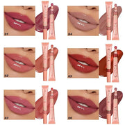 YOUNG VISION Hydrating Liquid Lipstick & Gloss Tint, Oil Infused, Cushion & Puff Applicators, Versatile Nude to Red Shades...