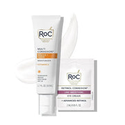 RoC Multi Correxion Revive + Glow Vitamin C Broad Spectrum SPF 30 Moisturizer (1.7 oz) with Retinol Eye Cream Packette - P...