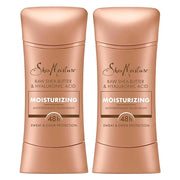 SheaMoisture Antiperspirant Deodorant Stick Moisturizing Raw Shea Butter & Hyaluronic Acid 2 Count for 48HR Sweat & Odor P...