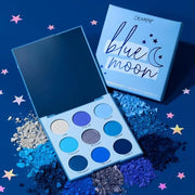 ColourPop Blue Moon Eyeshadow Palette - Monochromatic Blue Shadow Palette with Matte, Metallic and Duochrome Finishes - Hi...