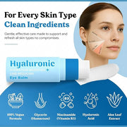 BellaBLISS Hyaluronic Eye Balm Reduces Anti-Aging Dryness and Fine lines, Hydrating - under eye cream - Made in korea 0.35...