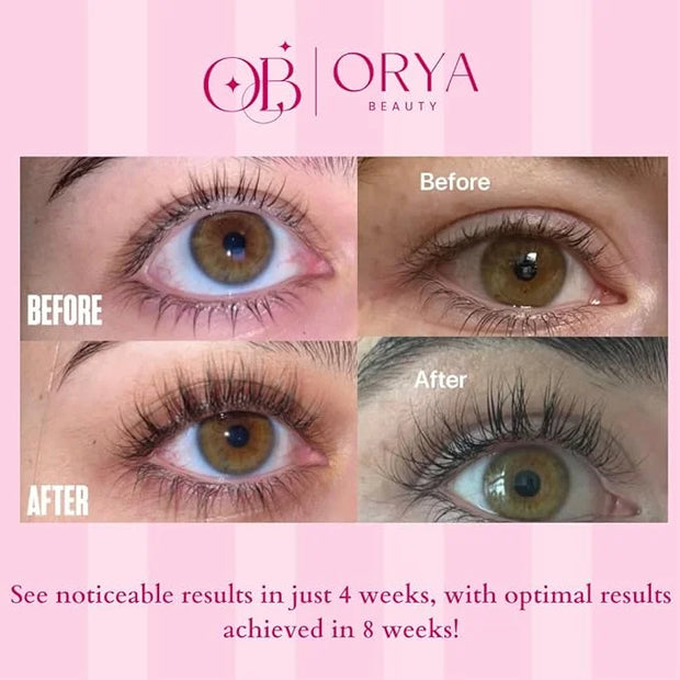 ORYA BEAUTY - Advanced Eyelash Growth Serum - Boosts Length, Thickness, & Strength with 100% Natural, Vegan Ingredients - ...