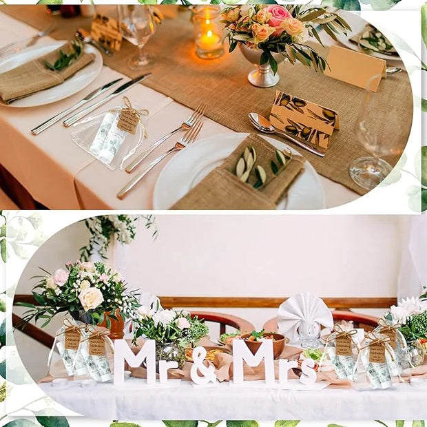 200 Pcs Baby Shower Wedding Party Tag(Eucalyptus)