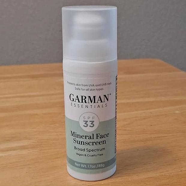 Mineral Sunscreen Lotion SPF 33 1.7 fl oz & Vitamin C Serum for Face, Hyaluronic Acid 1 Fl Oz & Ceramide and Peptide agele...