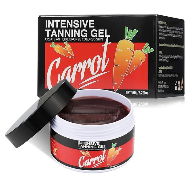 Carotene Tanning Gel, Haute Beauty Shine Brown Tanning Gel - Get a Radiant Glow with this Carrot Tanning Gel, Intensive Ca...