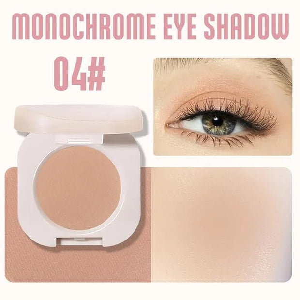Pressed Single Matte BrownEyeshadow Palette, Matte Burly Wood eyeshadow For Old Women, Pigmented Waterproof Sombras Para O...