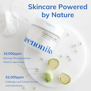 Dual Texture Cleansing Pads with Facial Essence 70ea Large Value Pack- Cabbage & Moringa Wipes for Quick Cleansing, Makeup...
