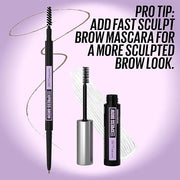 Maybelline Brow Ultra Slim Defining Eyebrow Makeup Mechanical Pencil With 1.55 MM Tip And Blending Spoolie For Precisely D...