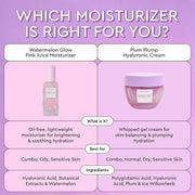 Glow Recipe Pink Juice Water Gel Face Moisturizer for Women, Men & Teens - Hydrating Hyaluronic Acid, Radiance Boosting, N...