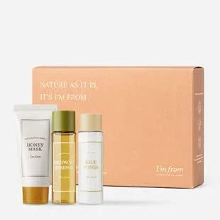 [I'm from] Miniature Set, Rice Toner, Mugwort Essence, Honey mask, Gifts for Women, Travel Essentials, Stocking Stuffers -...