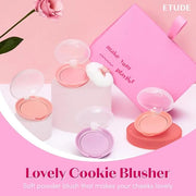 ETUDE Lovely Cookie Blusher #BE101 Ginger Honey Cookie 4g | Glowing & Natural Powder Blush with Long-Lasting Sebum Control...