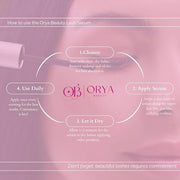 ORYA BEAUTY - Advanced Eyelash Growth Serum - Boosts Length, Thickness, & Strength with 100% Natural, Vegan Ingredients - ...