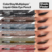 REVLON ColorStay Multiplayer Liquid-Glide Eye Pencil, Multi-Use Makeup With Blending Brush, Blends Then Sets, Creamy Textu...