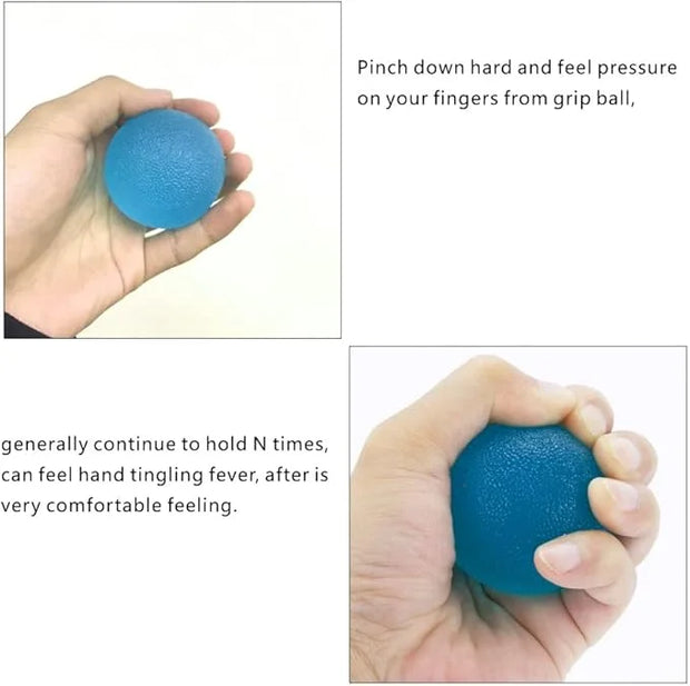 2 Pcs Pressure Relief Ball Silicone Grip Power - Product Image