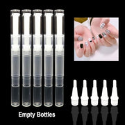 12 Pack 3 ml Transparent Twist Pens, Empty Nail Oil Pen with Brush Tip, Cosmetic Lip Gloss Container Applicators Eyelash G...