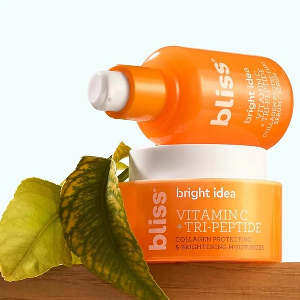 Bliss Brighten Up Moisturizer and Serum Duo - 1.7 Fl Oz - Brightening & Hydrating - All-Day Moisture, Daily Use - Clean - ...