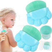 Azazccm Sunscreen Applicator for Kids, 2pcs Sunblock Buddy Brush Set, Suncream & Lotion Brush with Cleaner, Travel Size fo...