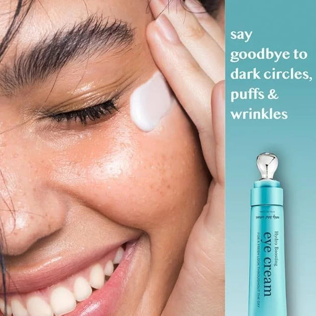 Under Eye Cream for Dark Circles and Puffiness - Caffeine Eye Cream Anti Aging Brightener With Niacinamide, Squalane, Pept...