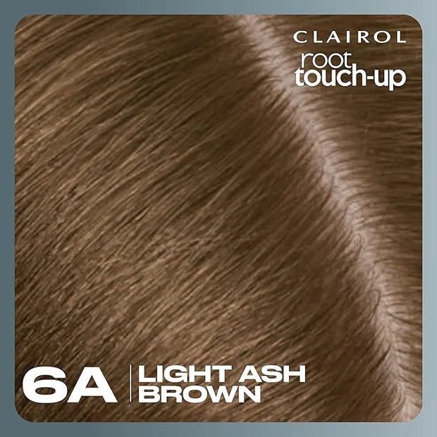Clairol Root Touch-Up by Nice'n Easy Permanent Hair Dye, 6A Light Ash Brown Hair Color, Pack of 2 - Product Image