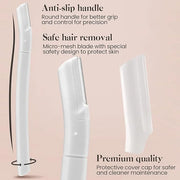 Eyebrow Razor, Dermaplane Face Razors for Women Facial Hair, Eyebrow Shaver(8 Count), Peach Fuzz Removal, Dermaplaner to E...
